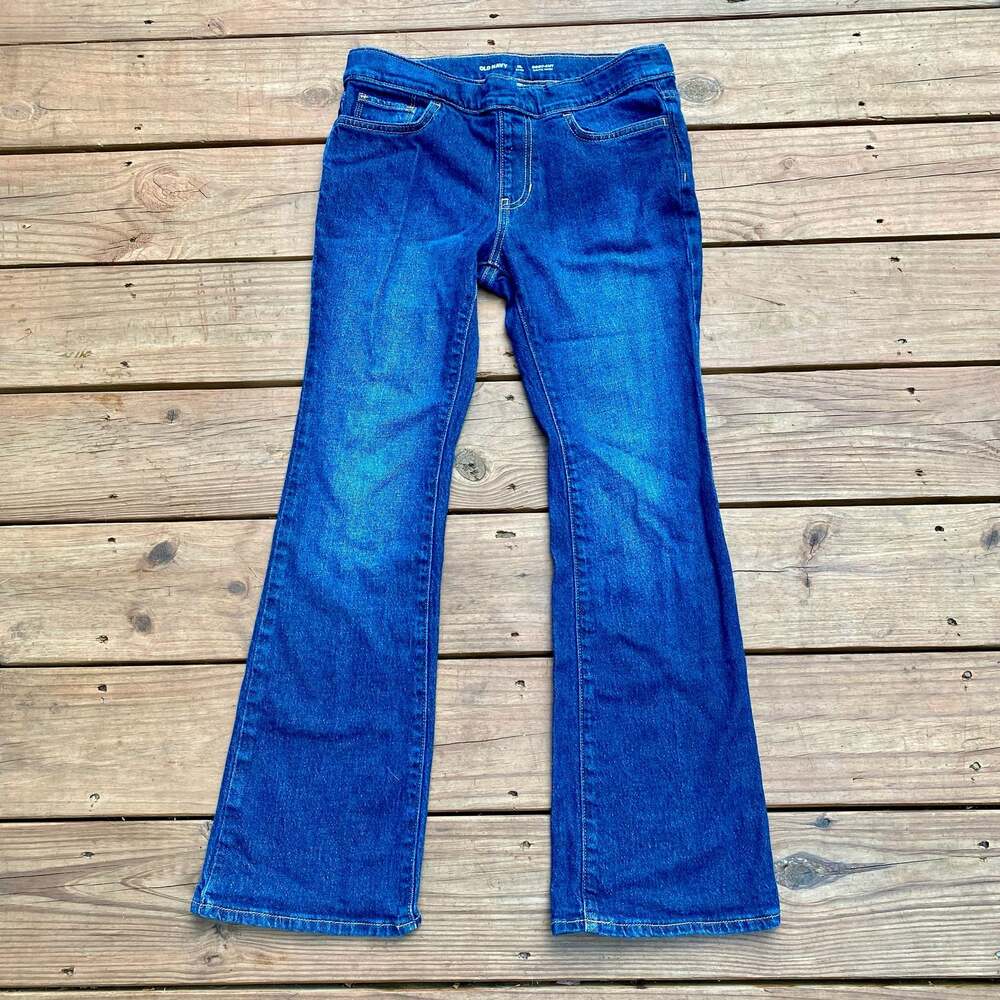 Old Navy Girls' Built-In Tough Boot-Cut Jeans Size XL (14-16)